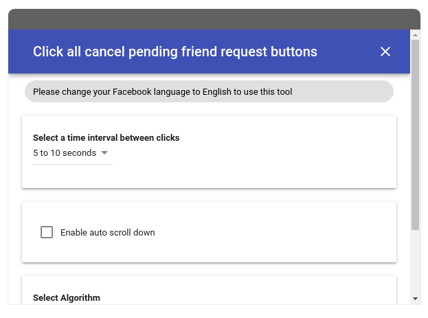 automatically cancel all pending friend requests